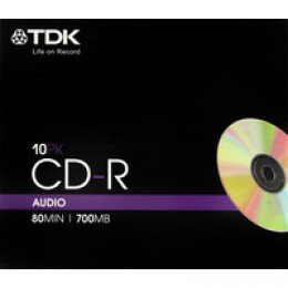 TDK CD-R 80min/700Mb 12X JC P10 t18776