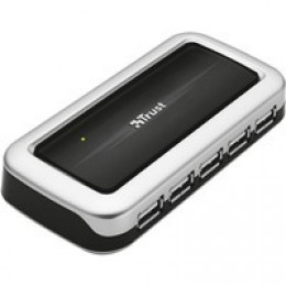Trust 10-Port USB2 Dsktop Hub Black/Slv