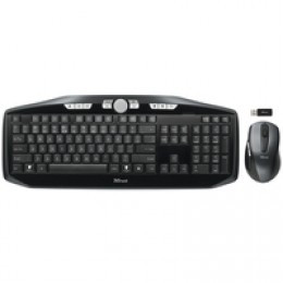 Trust Edge Wireless Deskset Black 17090