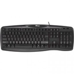 Trust Convex Keyboard Black 17604