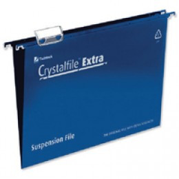 Crystalfile Extra A4 Blue Pk25 70636