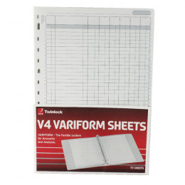 Variform V4 6Column Cash Refill 75932