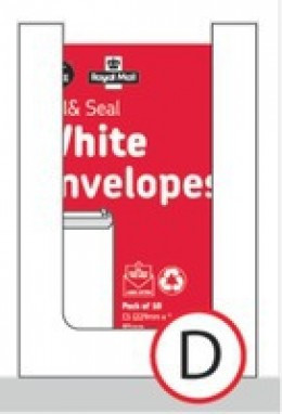 Post Office Envelopes Peel A5 90g White Pk10