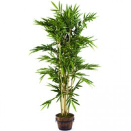 FF Artificial Bamboo Wooden Pot 9900135