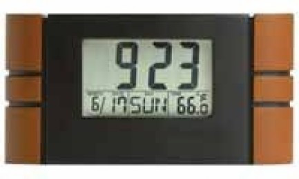 Stewart Dig Desk Clock With Date/Temp