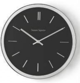 SS Surround Clock 320mm Chrome/Black