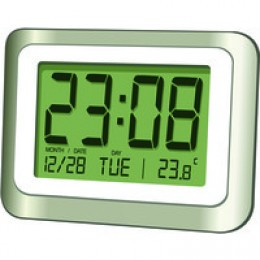 Stewart Digital Clock Aluminium RT2595P