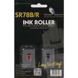 Ink Roller Calculator IR78 Black Red Pk2 SPR78BR