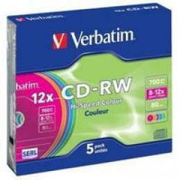 Verbatim CD-RW DatLf Plus 8-12X P5 43167