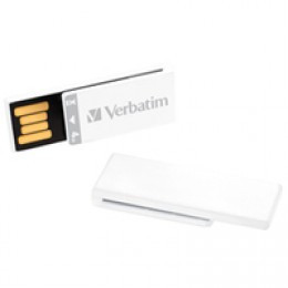 Verbatim Clip-It USB 2.0 4Gb White 43900