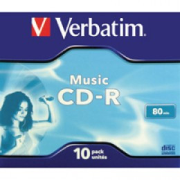 Verbatim CD-R 80mins MusicLife Audio P10