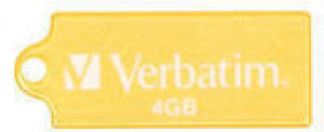 Verbatim Micro USB Stick 4Gb Yellow 47417