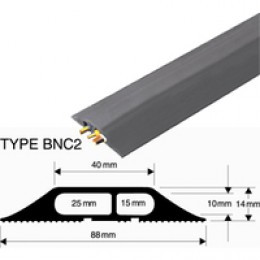 Snap-Fit BNC2 Cable Protector 3M Grey