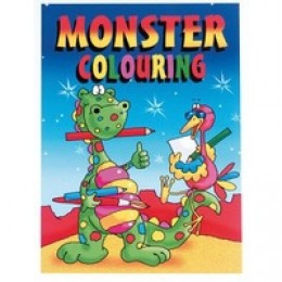 Wf Graham Monster Colouring Book A4 3000