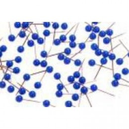 Essentials Map Pin Pk100 Blue 26931