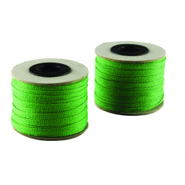 China Ribbon Cotton Green Roll 4mmx30M