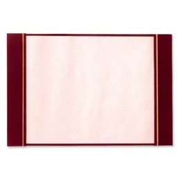Leathercraft Military End Blotter 4mm Hardboard Full Demy W450xD570mm Burgundy Ref 2112KB2