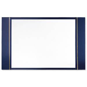 Leathercraft Military End Blotter 4mm Hardboard Half Demy W445xD285mm Blue Ref 2158KB8