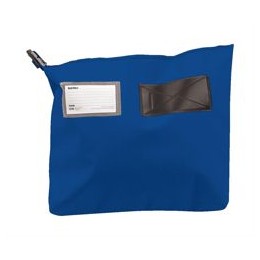 Versapak Mailing Pouch Gusseted Bulk Volume Sealable with Window PVC 470x335x75mm Blue Ref CG3 BL