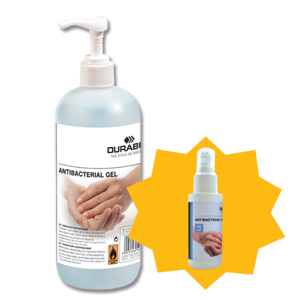 Durable Hand Gel Antibacterial 500ml Ref 5809-19 [and FREE 50ml Hand Gel] Jul-Oct 2010