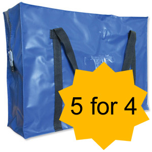 Versapak Secure Tough Durable Holdall Carry Handles W508xD152xH356mm Ref CCBX2 BLS [5 For 4] Jan-Mar 2012