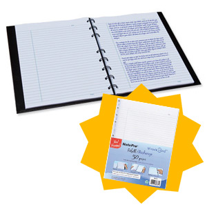 Blueline Notepro Wirebound Notebook A4 Black Ref A4.81 [FREE A4 Refill] Jan-Mar 2012