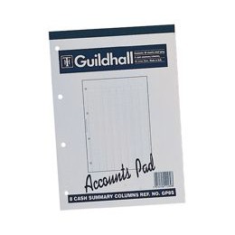 Guildhall Acc Pad Summary A4 GP8S