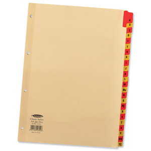 Concord Index A4 A-Z Buff CS42