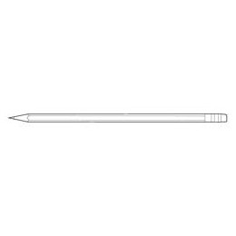 Whitebox Pencils Rubber Tip Red HB Ref 93761 [Pack 12]