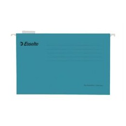 Esselte Pendaflex Suspension File Kraft V-Base 15mm Square 30mm A4 Blue Ref 90371/90311 [Pack 25]
