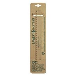 Linex Nature Ruler Biodegradable Bevelled and Tracing Edges 300mm Clear Ref LXON1030