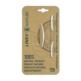 Linex Nature Protractor 180 Degree Biodegradable with Reverse Graduation Clear Ref LXON910
