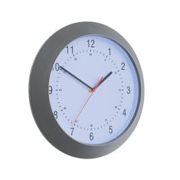 Alba Easytime Wall Clock Quartz with Plastic Lens and Case Diameter 320mm Black Ref HORMURN