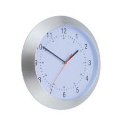 Alba Easytime Wall Clock Quartz with Plastic Lens and Case Diameter 320mm Grey Ref HORMURM