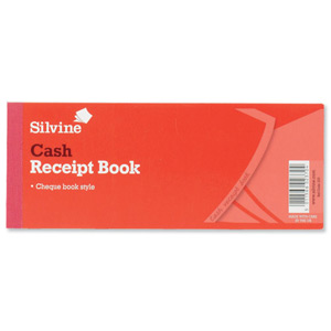 Silvine Receipt Book 3x8 C/Foil 233 [Pack 36]