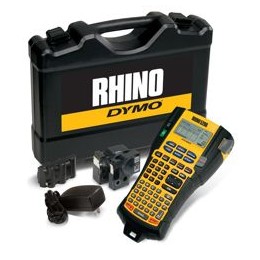 Dymo RhinoPRO 5200 Labelmaker Kit Printer Adaptor and Rechargeable Battery for 6-19mm Tapes Ref S0841390