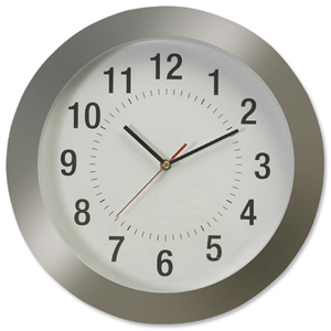 Alba Bigtime Wall Clock Quartz with Plastic Lens and Case Diameter 380mm Ref HORBIG