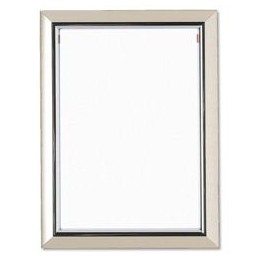 The Photo Album Company Deluxe Certificate Frame Non-Glass Holds A4 Silver Ref A4PEL-SIL