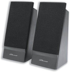 Compucessory Computer Speaker Set Passive Flat Panel 2x2.5W 120Hz-18kHz Ref CCS30249