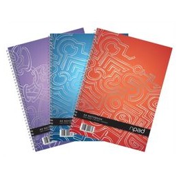 Npad A4Plus Wiro Nbook 200pp Silver/Blue [Pack 3]