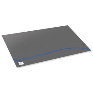 Multiform Polymorf Desk Mat Anti-static Anti-slip W600xD400xH1mm Blue Ref 600210D