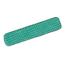 Rubbermaid Dry Mop Head Microfibre 8mm High Pile 400mm Green Ref Q472-58 [Pack 10]