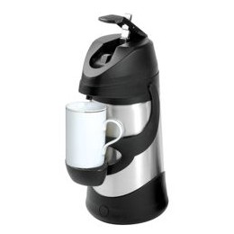 Emsa Presto Pump Vacuum Jug Stainless Steel Dishwasher-safe 1.9 Litre Ref 500832