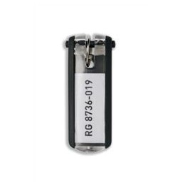 Durable Key Clip Black Ref 1957-01 [Pack 6]