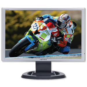 Hanns-G LCD Monitor 19in Widescreen VGA DVI-D Contrast 700-1 WXGAplus 1440x900pxl Silver Ref HW191D