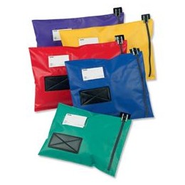 Versapak Mailing Pouch Durable PVC-coated Nylon 355x470mm Yellow Ref CVF3_YWS