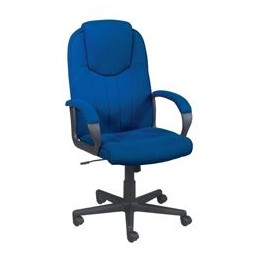 Trexus Intro Managers Armchair High Back 670mm Seat W520xD470xH440-540mm Blue