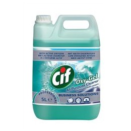 Cif Oxygel All Purpose Cleaner Professional Active Oxygen Ocean Spray 5 Litre Ref 7510015