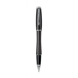 Parker Premium Urban Fountain Pen Stainless Steel Nib Ebony Lacquer and Chrome Trim Ref S0911470