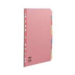 Concord Divider A4 10Part Reinforced Assorted